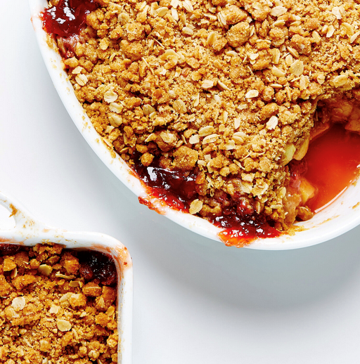 Easy as pie strawberry apple crisp