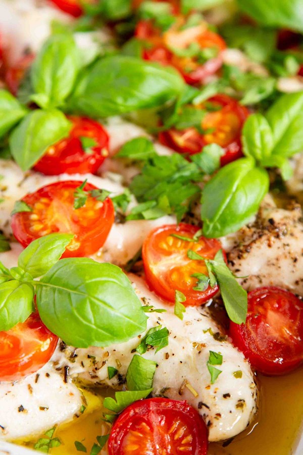 Easy baked Italian chicken