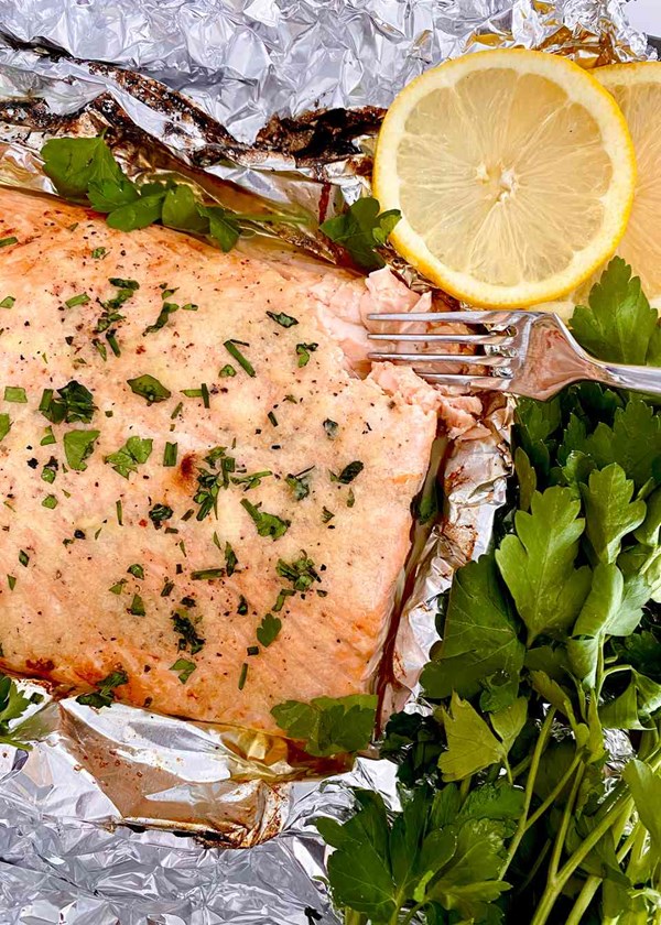 Easy baked salmon