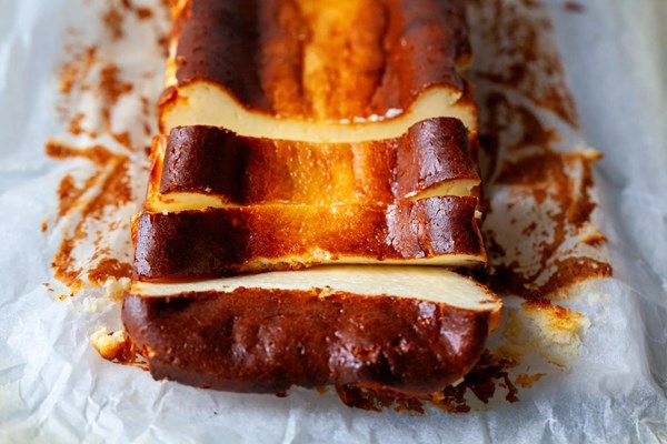 Easy Basque cheesecake