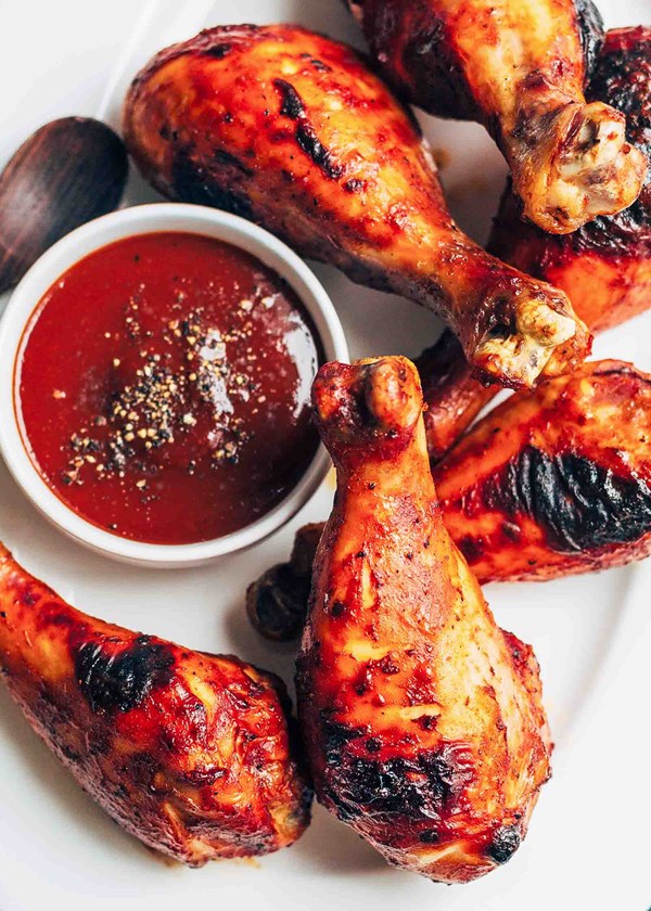 Easy BBQ chicken in the oven