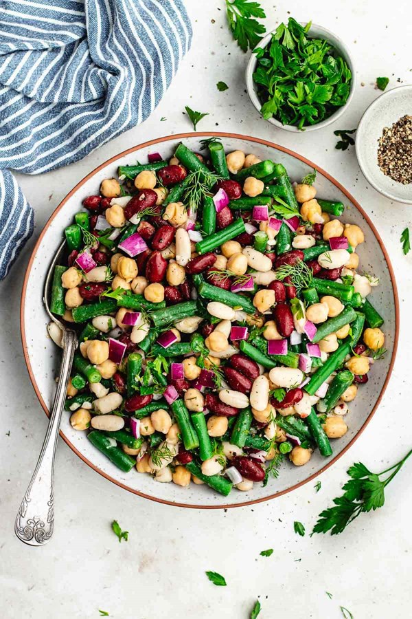 Easy bean salad