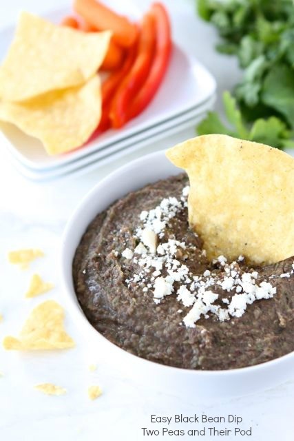 Easy black bean dip