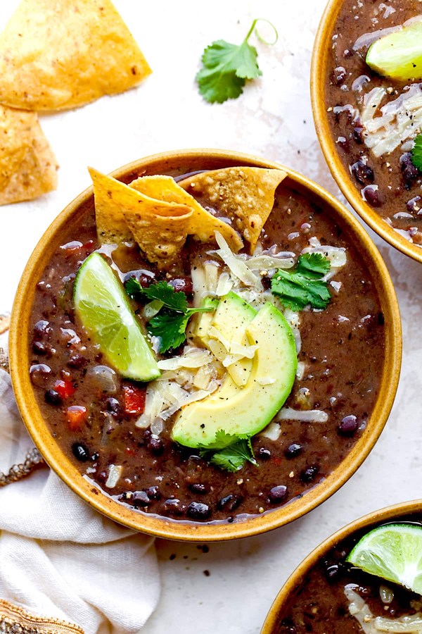 Easy black bean soup
