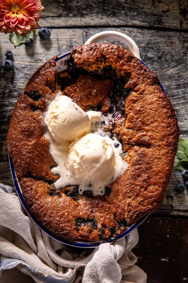 Easy blueberry cobbler