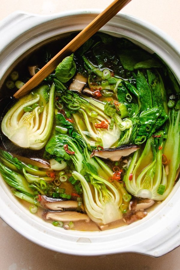 Easy bok choy soup