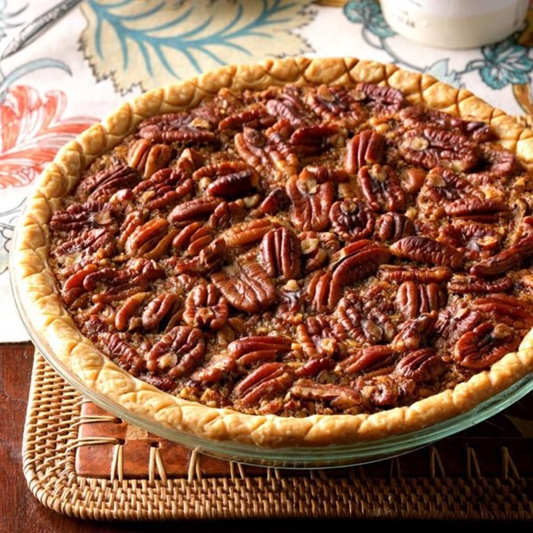 Easy bourbon pecan pie