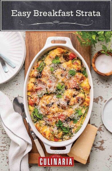Easy breakfast strata