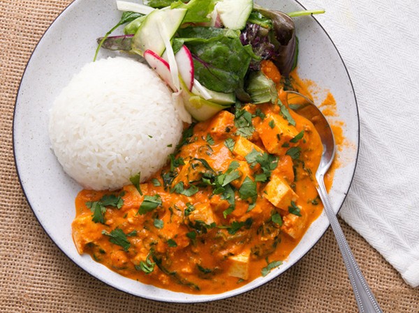 Easy butter paneer with spinach