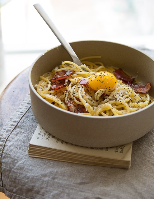 Easy carbonara