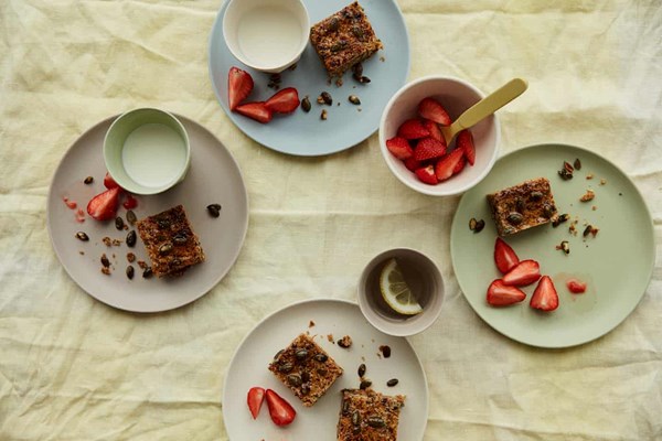 Easy carrot and apple flapjacks