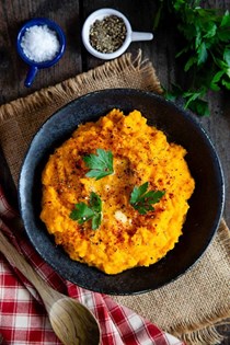 Easy carrot and swede mash