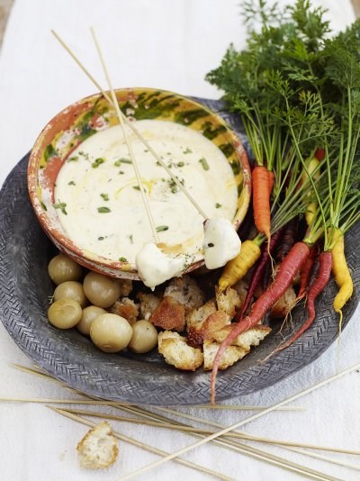 Easy cheese fondue