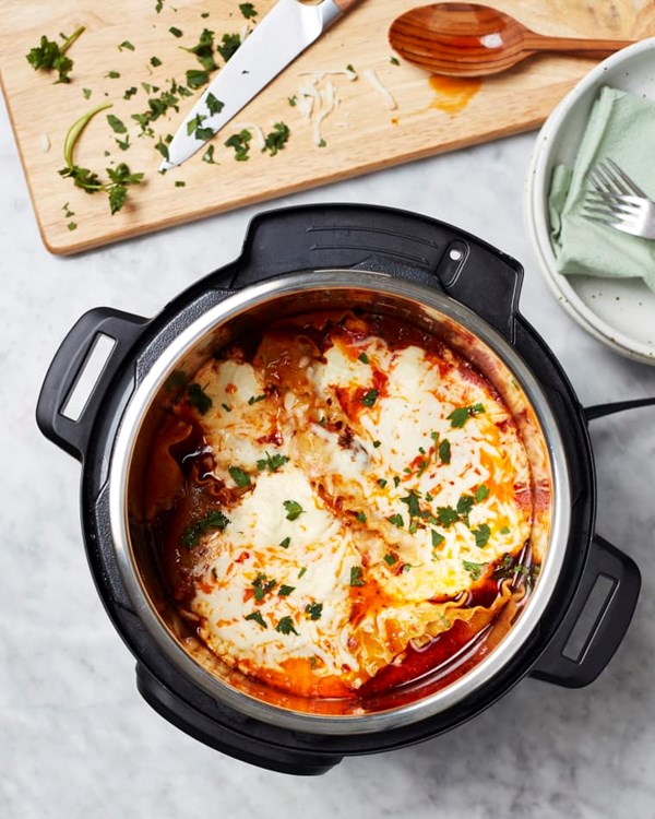 Easy, cheesy Instant Pot lasagna