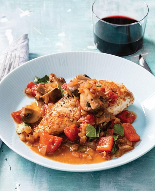 Easy chicken cacciatore