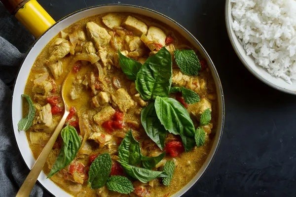 Easy chicken curry