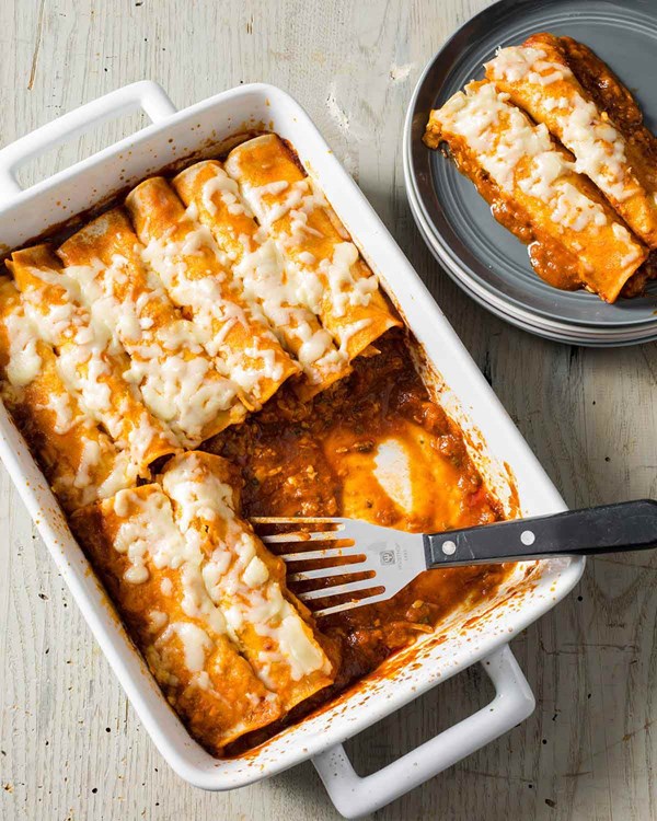 Easy chicken enchiladas