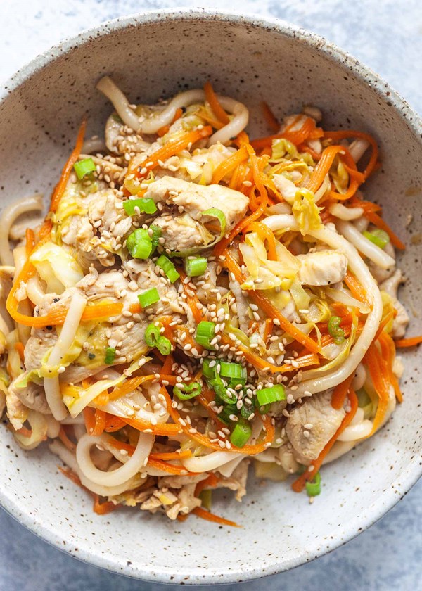 Easy chicken lo mein 