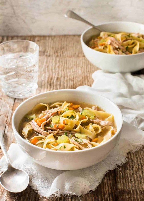 Easy chicken noodle soup
