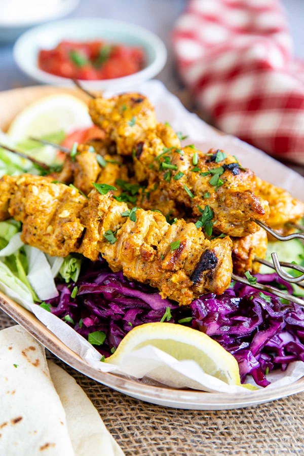Easy chicken shish kebabs