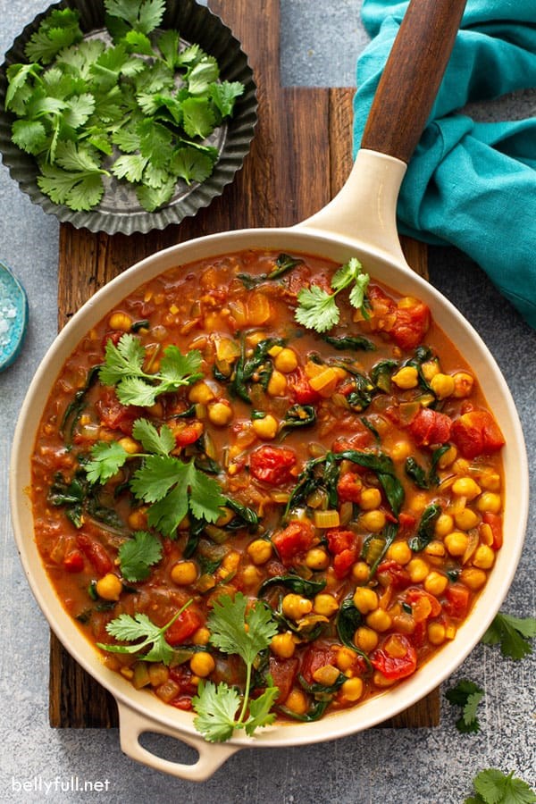 Easy chickpea curry