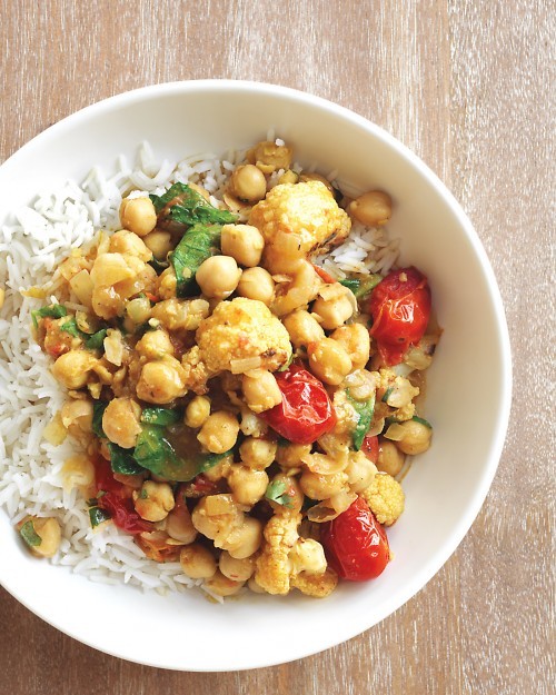 Easy chickpea curry