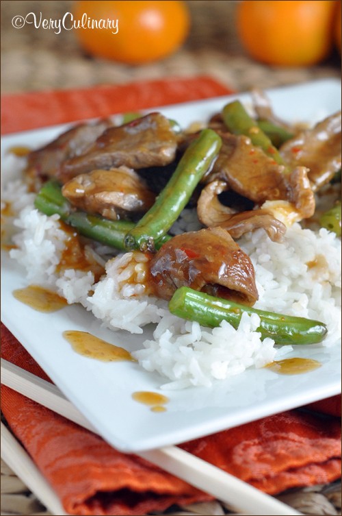 Easy Chinese orange beef stirfry recipe Eat Your Books