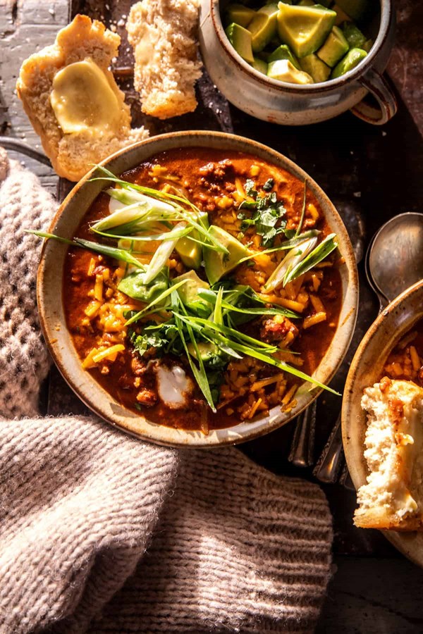 Easy chipotle cheddar beef chili