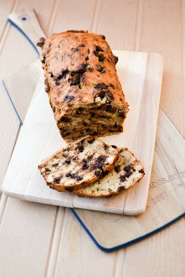 Easy chocolate chip banana bread