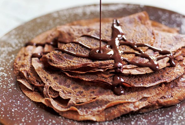 Easy chocolate crêpes