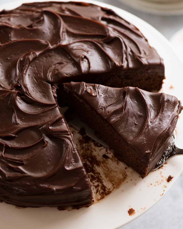Easy chocolate fudge cake