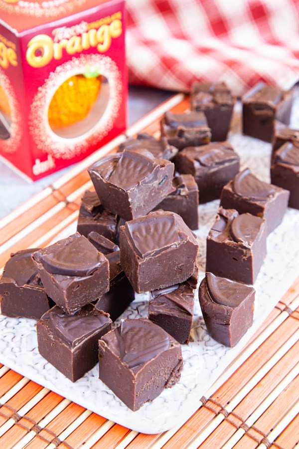 Easy chocolate orange fudge