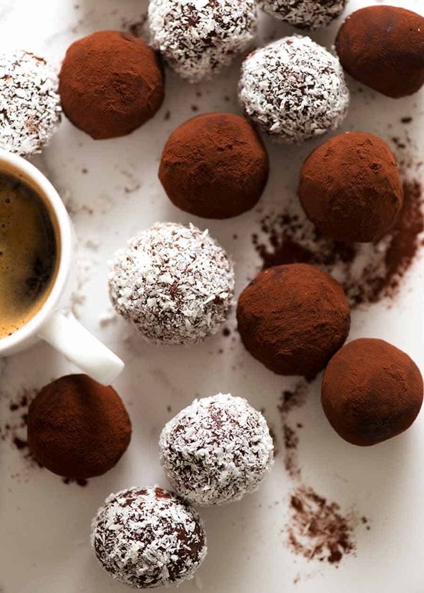Easy chocolate truffles