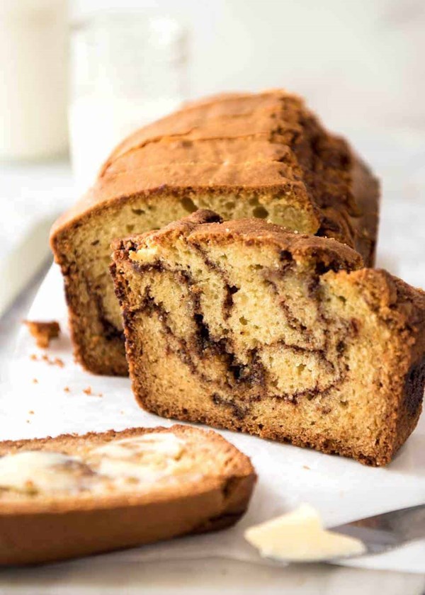 Easy cinnamon bread (no yeast)