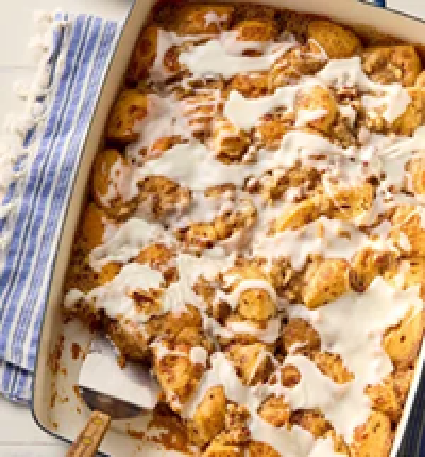 Easy cinnamon roll casserole
