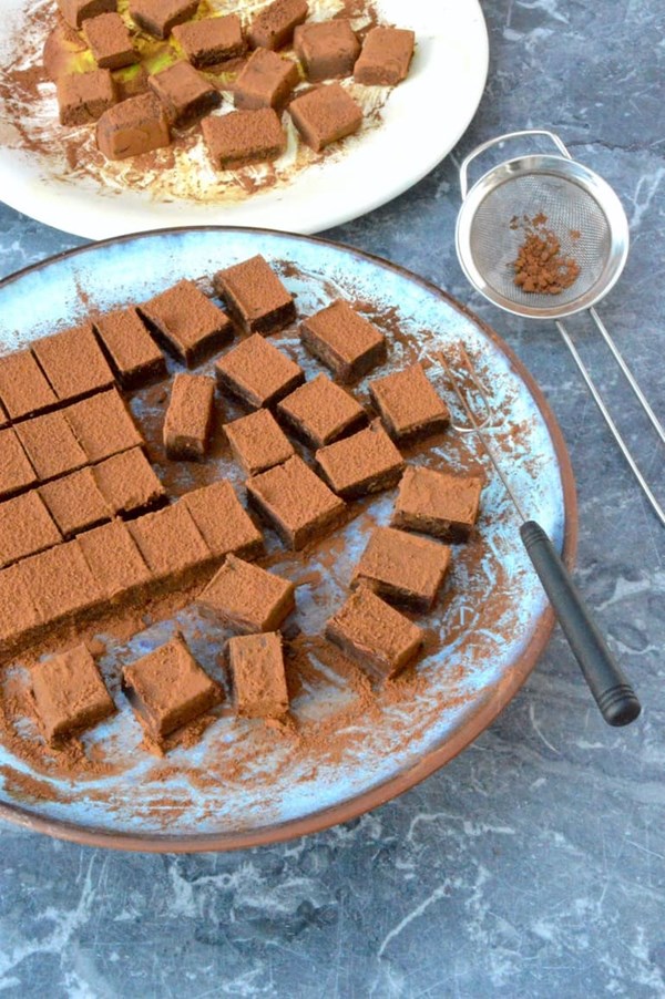 Easy coffee truffles