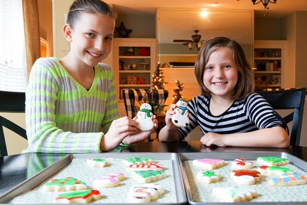 Easy cookie decorating with kids!