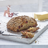 Easy cranberry soda bread