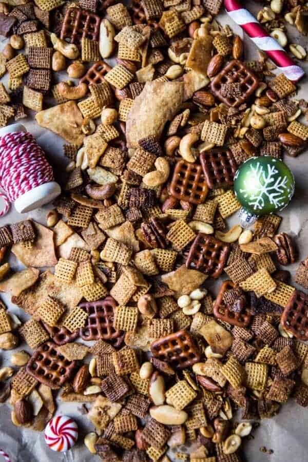 Easy crockpot (Christmas Eve) Chex mix