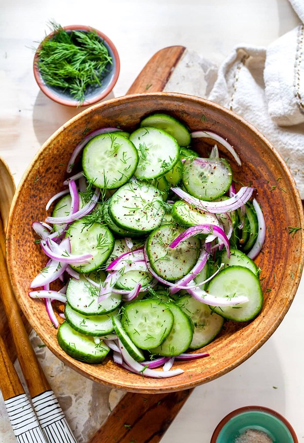 Easy cucumber salad