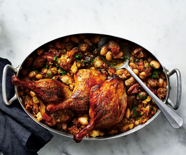 Easy duck and sausage cassoulet