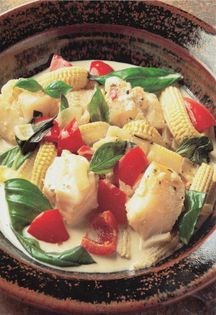 Easy fish and vegetable curry