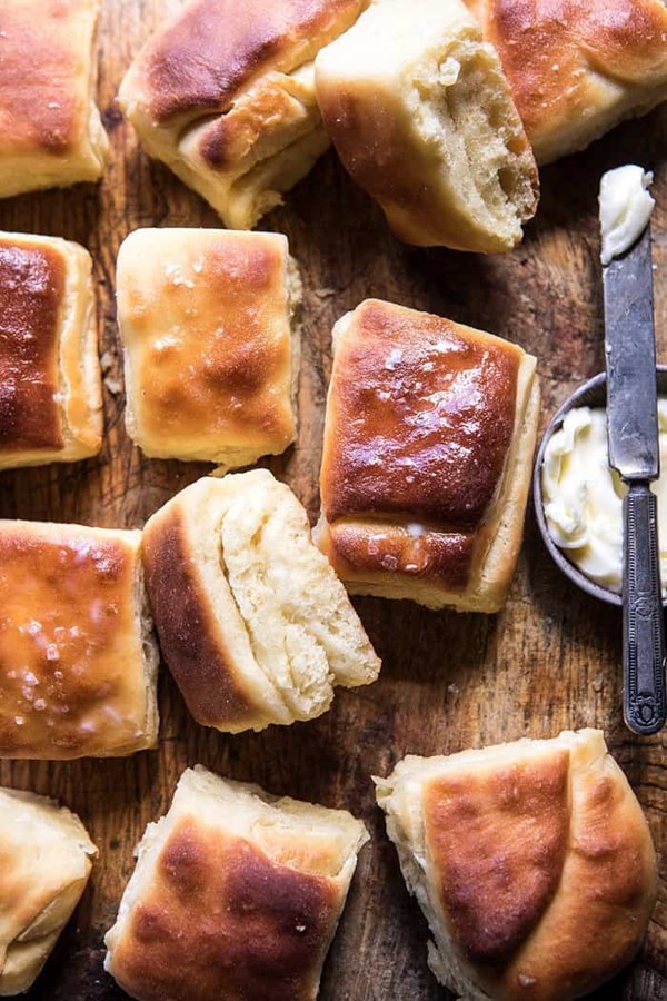 Easy flaky pull-apart dinner rolls