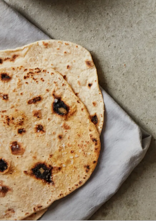 Easy flour tortillas