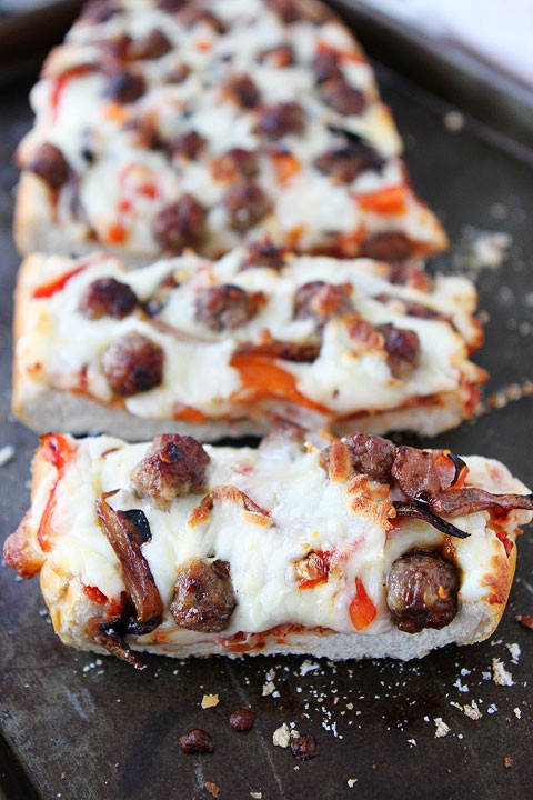 Easy French bread pizza