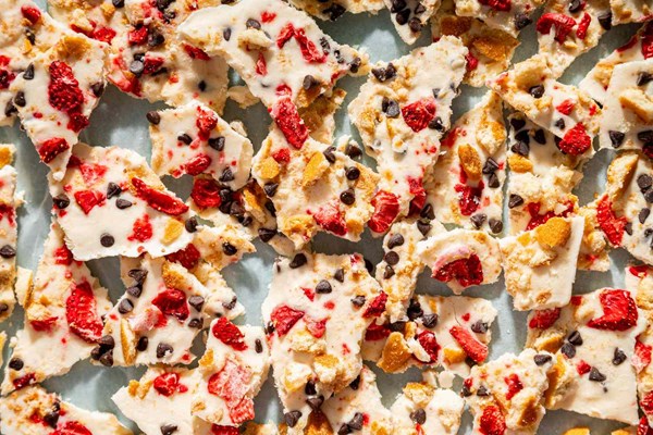 Easy fro-yo bark