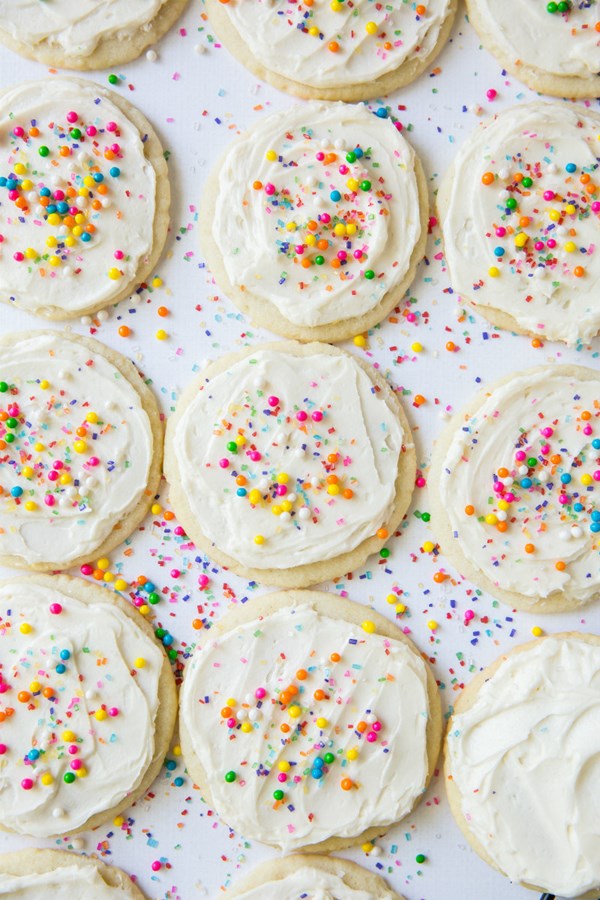 Easy frosted sugar cookies