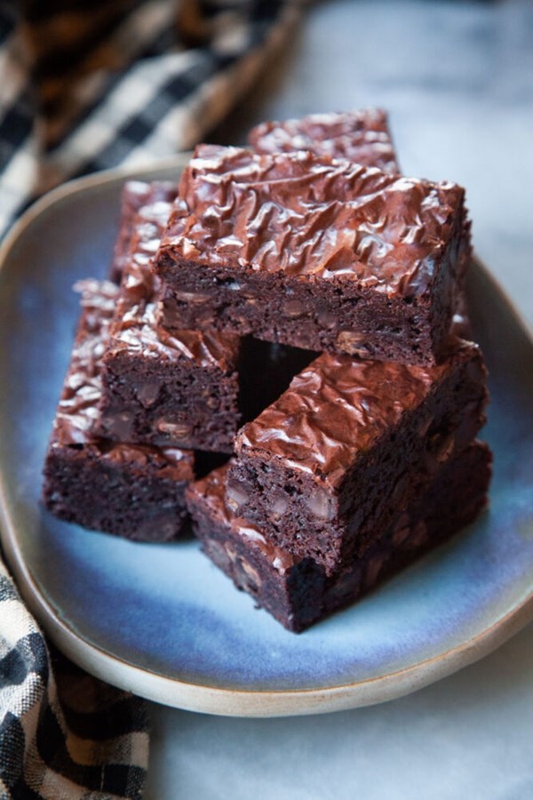 Easy fudge brownies
