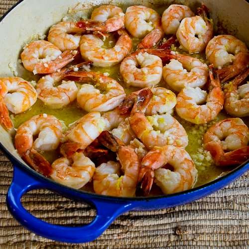 Easy garlic and lemon shrimp