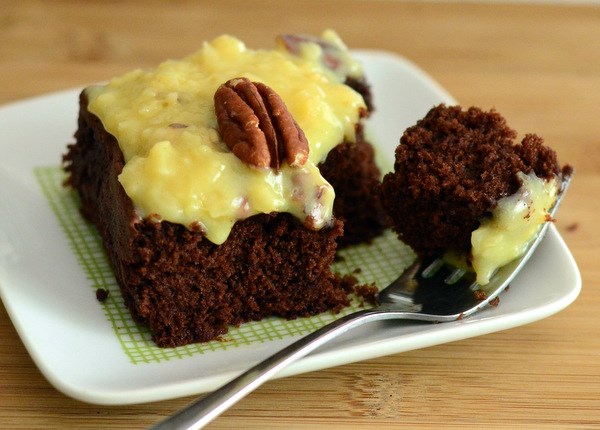 Easy German chocolate cake